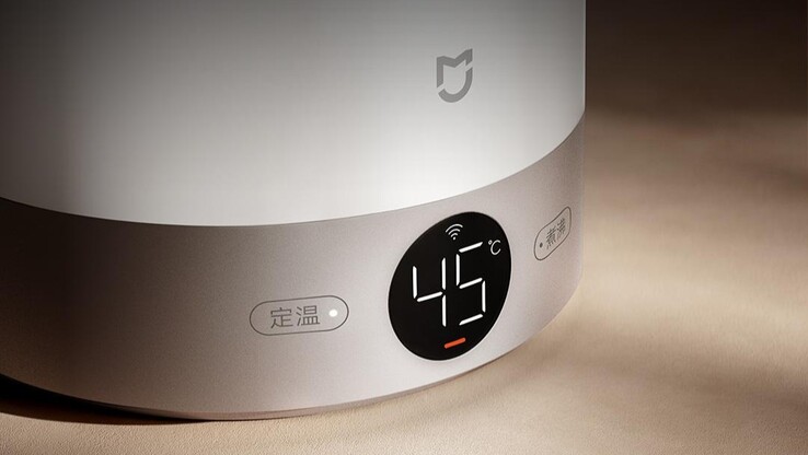 La bouilloire Xiaomi Mijia Constant Temperature Kettle 3 Pro est dotée d'un écran sur sa base. (Source de l'image : Xiaomi)