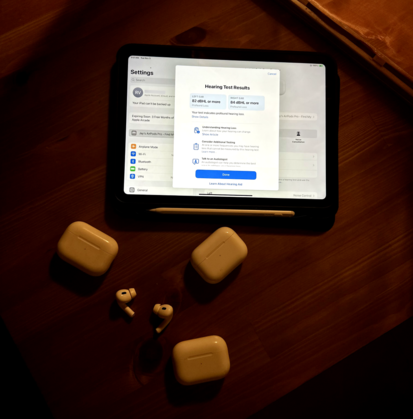 Presto ! Les AirPods Pro 2 sont désormais des prothèses auditives efficaces. (Source de l'image : Lagrange Point sur Substack)