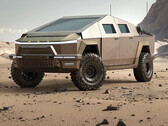 Le Cybertruck militarisé (Source de l'image : Unplugged Tesla)