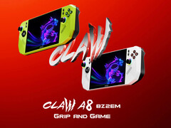 MSI propose le Claw A8 en deux couleurs au lancement. (Source de l&#039;image : MSI)