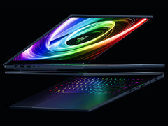 Le dernier Razer Blade 16 est doté d'un clavier redessiné et d'un nouveau matériel interne. (Source de l'image : Razer)