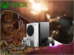 Les prochaines exclusivités Xbox, Gears of War: E-Day et Clockwork Revolution, accompagnées des consoles Xbox Series et du logo.