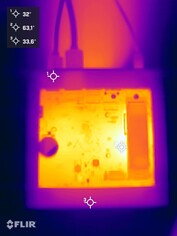 Peladn HO5 pendant le test de résistance (couvercle ouvert)