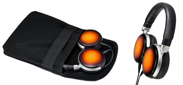 L'Audio-Technica ATH-WP900SE est livré avec une pochette de transport.