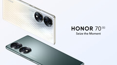 Le Honor 70 dispose d'un écran de 6,67 pouces et d'un scanner d'empreintes digitales intégré à l'écran. (Image source : Honor)