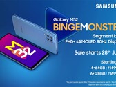 Une nouvelle promotion pour le Galaxy M32. (Source : Amazon.in)