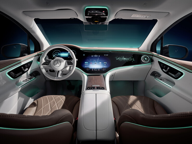 Le SUV Mercedes-Benz EQE. (Image source : Mercedes-Benz)