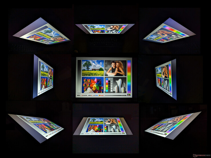 Grands angles de vision IPS avec dégradation des couleurs et du contraste dans les angles extrêmes