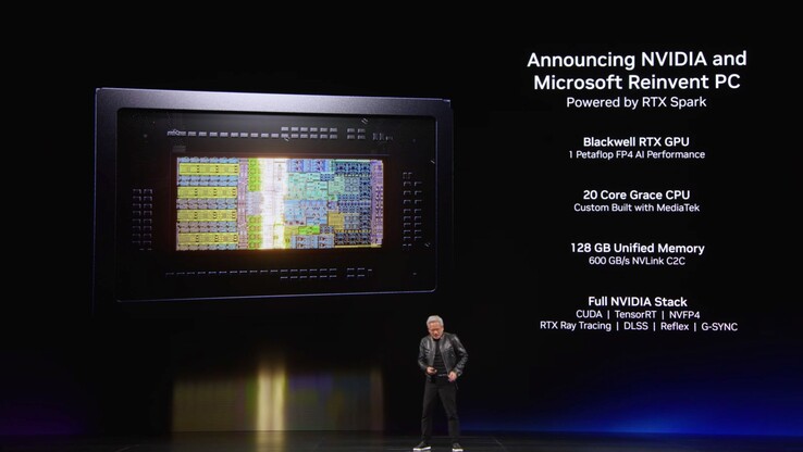 Caractéristiques de la Nvidia RTX Spark