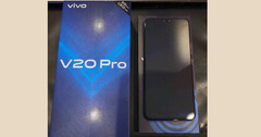 L&#039;éventuelle Vivo V20 Pro. (Source : Twitter via MySmartPrice)