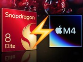 Le Snapdragon 8 Elite Gen 2 pourrait détrôner l'iPad Pro M4 en termes de performances à cœur unique, grâce à l'adoption de l'Armv9-A. (Source de l'image : Apple, Qualcomm, édité)