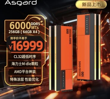 Le kit DDR5-6000 de 256 Go, quant à lui, coûte la somme astronomique de 2 400 dollars. (Source de l'image : JD.com)