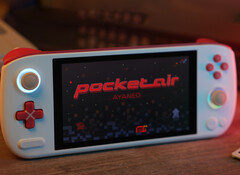 La Pocket Air est disponible dans un seul coloris d&#039;inspiration rétro. (Source de l&#039;image : AYANEO)