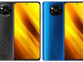 Le POCO X3 est disponible en gris ombre ou en bleu cobalt. (Source de l'image : Xiaomi - édité)