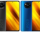Le POCO X3 est disponible en gris ombre ou en bleu cobalt. (Source de l'image : Xiaomi - édité)