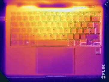 Test de résistance aux températures de surface (en haut)