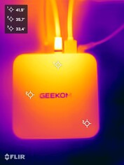 Test de résistance du Geekom A8 (face supérieure)