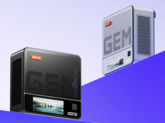 Le GEM12 Pro d&#039;AOOSTAR fait ses débuts avec un écran intégré et un lecteur d&#039;empreintes digitales (Source de l&#039;image : JD.com)