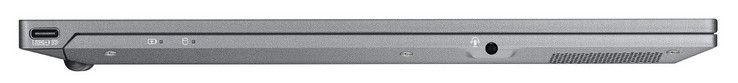 Côté gauche : USB 3.1 de type C, combo audio jack (photo Asus).