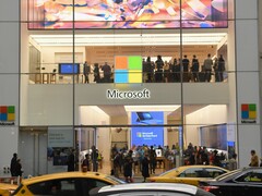 Le magasin phare de Microsoft à New York. (Source de l'image : Microsoft)