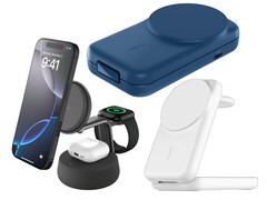 Les chargeurs sans fil de la collection UltraCharge de Belkin prennent en charge la charge sans fil rapide Qi2.2 25W. (Source de l&#039;image : Belkin)