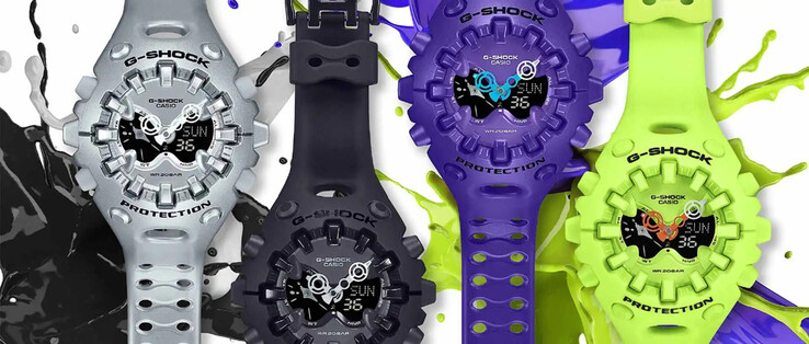 La montre Casio G-Shock GA-V01 est disponible en quatre couleurs. (Source de l'image : Casio)