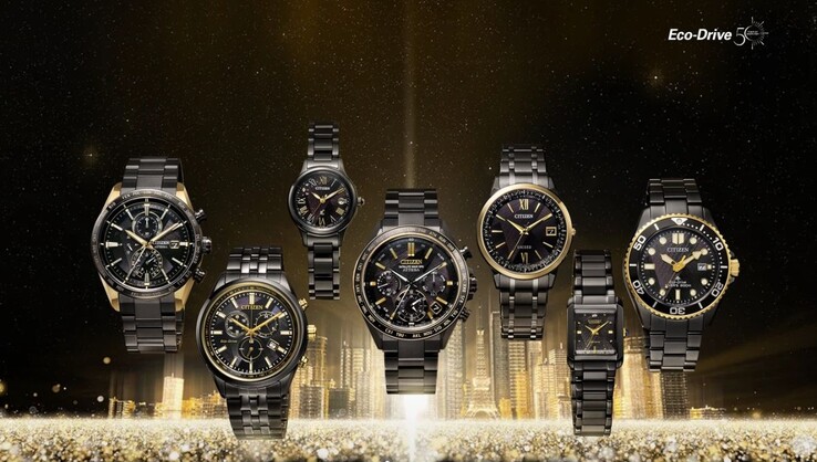 Les montres de la collection Citizen Light in Black