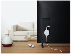 Le Chromecast avec Google TV (HD) ne sera disponible qu&#039;en blanc. (Image source : Google via @_snoopytech_)