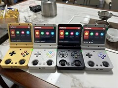 Le Miyoo Mini Flip sera officiellement proposé en quatre coloris. (Source de l'image : Miyoo)