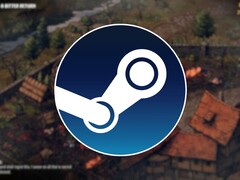 Une image représentant le logo Steam et le jeu Thronebreaker : The Witcher Tales, actuellement à -80 %.