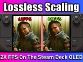 Lossless Scaling on Steam Deck OLED shows positive results in initial test (Image source : ETA Prime)