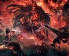 Une image montrant deux personnages et un monstre dans Nioh : Complete Edition.