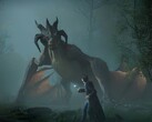 Un dragon dans L'héritage de Poudlard.