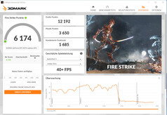 Fire Strike (Mode économie d'énergie, fonctionnement sur secteur)