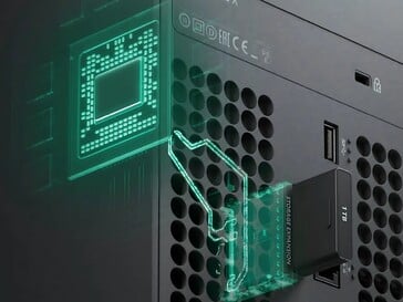 Installation de la carte d'extension Seagate Xbox (Source : Best Buy)