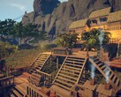 Une image représentant un bâtiment dans « Survival : Fountain of Youth », actuellement en vente sur Steam.