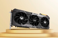 L'ASUS Radeon RX 6700 XT TUF Gaming ressemble à d'autres modèles TUF Gaming, à notre avis. (Source de l'image : ASUS)