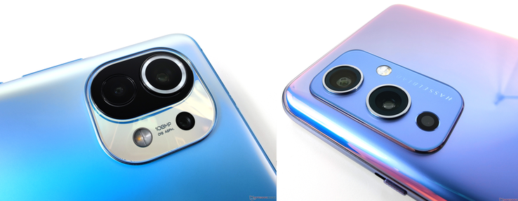 Les appareils photo du Xiaomi Mi 11 et du OnePlus 9 en détail