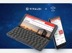 Vivaldi sur l&#039;ordinateur de poche Astro Slide 5G (Source : Vivaldi Browser)