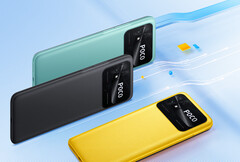 Le POCO C40 sera disponible en trois couleurs et deux configurations de mémoire. (Image source : Xiaomi)