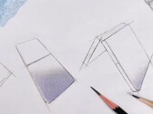 Croquis du Magic V Flip2 (Source : Jimmy Choo sur Instagram)