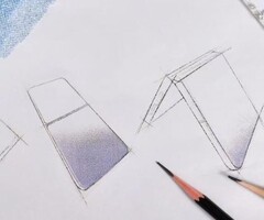 Croquis du Magic V Flip2 (Source : Jimmy Choo sur Instagram)