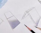 Croquis du Magic V Flip2 (Source : Jimmy Choo sur Instagram)