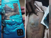 Une Poco C3 explose. (Source : BNNewsTV)