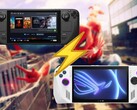La Steam Deck a eu du mal avec Spider-Man 2, tandis que la ROG Ally s'est bien comportée. (Source de l'image : Steam, Asus, Valve, édité)