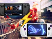 La Steam Deck a eu du mal avec Spider-Man 2, tandis que la ROG Ally s'est bien comportée. (Source de l'image : Steam, Asus, Valve, édité)