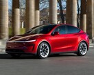 La Tesla Model Y 2026 de couleur rouge (Source de l'image : Tesla)