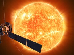 Une image du Soleil prise par le Solar Orbiter (Source de l'image : ESA ; recadrée)