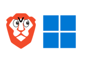 Brave bloque par défaut une fonctionnalité clé de Windows 11. (Source de l'image : logo Brave et logo Windows 11, avec modifications)