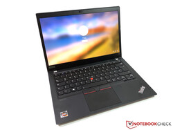En test : le Lenovo ThinkPad T14s AMD. Modèle de test aimablement fourni par Campuspoint.